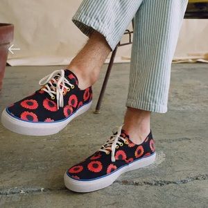 NOAH NYC x Sperry Flora Print Top-Sider Size 12